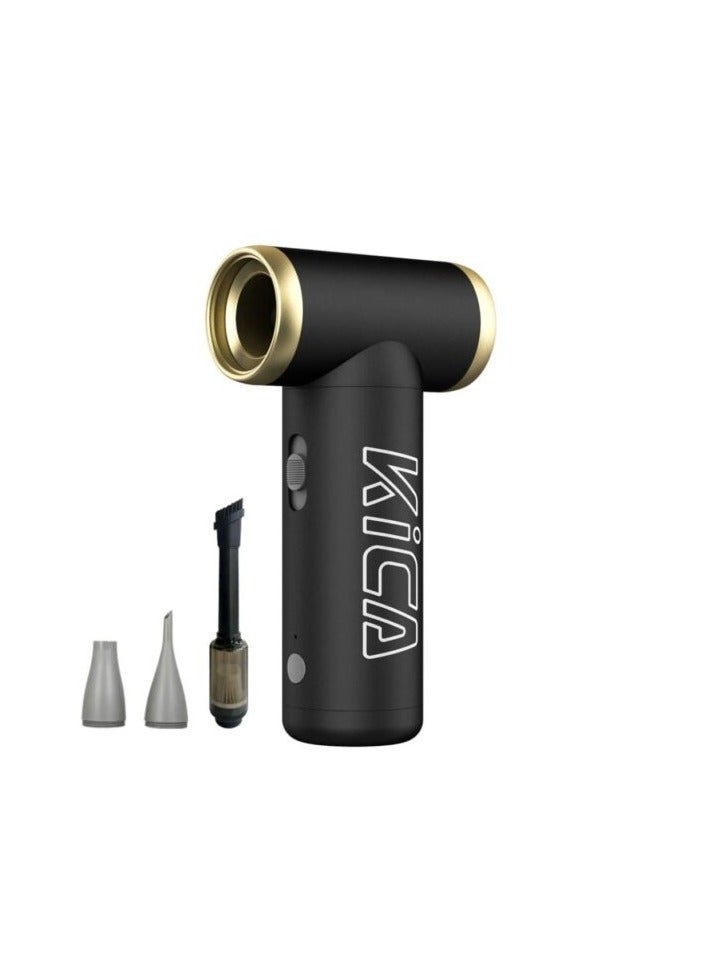 كيكا منفضة هواء لاسلكية معدنية كاملة عالية الأداء، منفاخ هواء كهربائي قوي 110000 دورة في الدقيقة مع سرعة قابلة للتعديل - Image 1