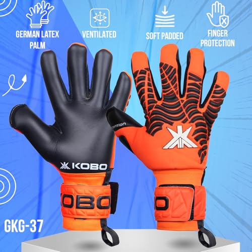 Kobo Football/Soccer Goal Keeper Professional Gloves - Image 2