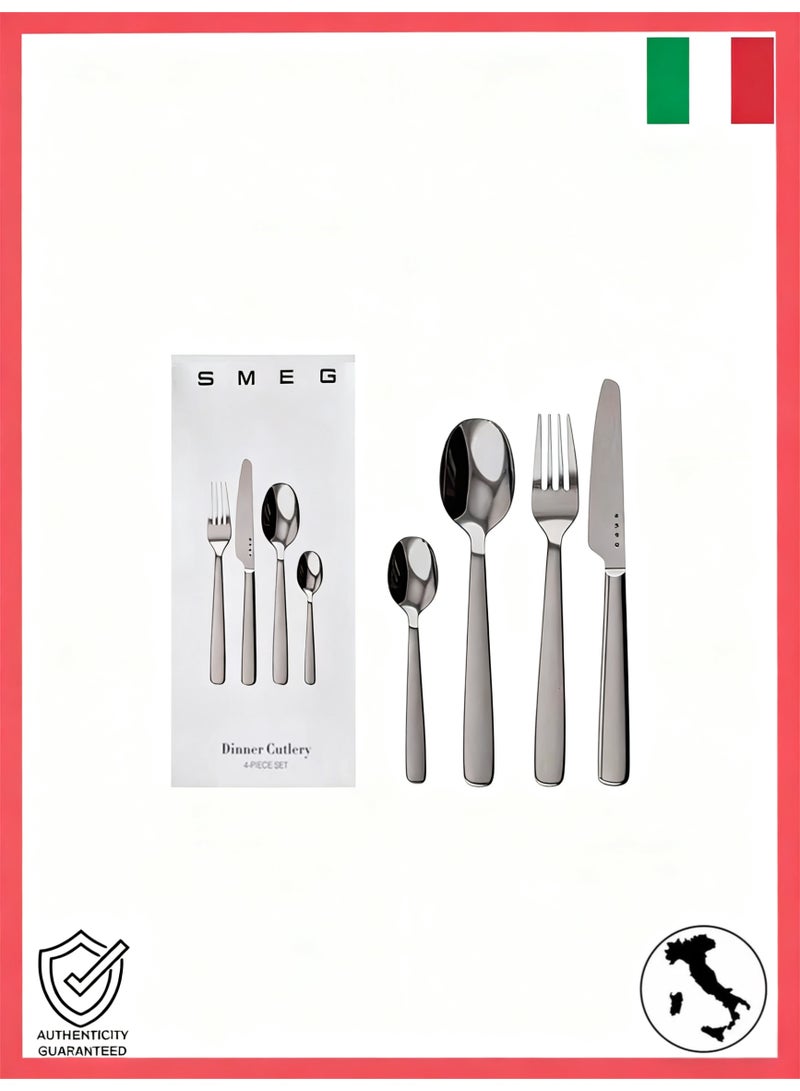 SMEG Italy Imported Retro-Style Cutlery Set | Designer Collaboration | Eco-Friendly 304 Stainless Steel | Gift Box Edition | Premium Kitchen Aesthetics - Image 3