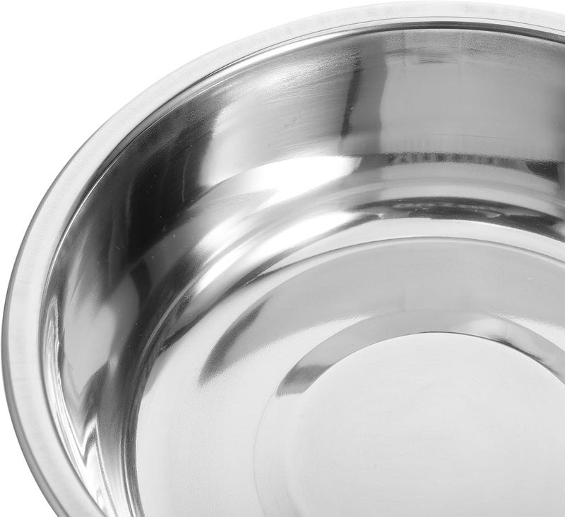 Stainless Steel Dog Feeding Bowl M Size Red Brick Non-Skid Pet Food and Water Dish Spill-Resistant Puppy Feeder for Home Use - Image 3