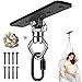BeneLabel Ceiling Mount Swing Hanger with Bearing 900 LB Capacity Heavy Bag Hanger Stainless Steel Hanging Chair Mount 360 Swing Hardware for Aerial Silks Punching Bag Gymnast Ring - Image 3