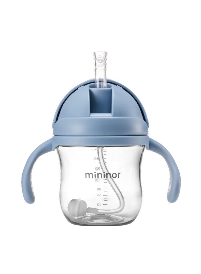 Mininor Tritan Straw Bottle 220 Ml Nordic Sky Blue - Image 3