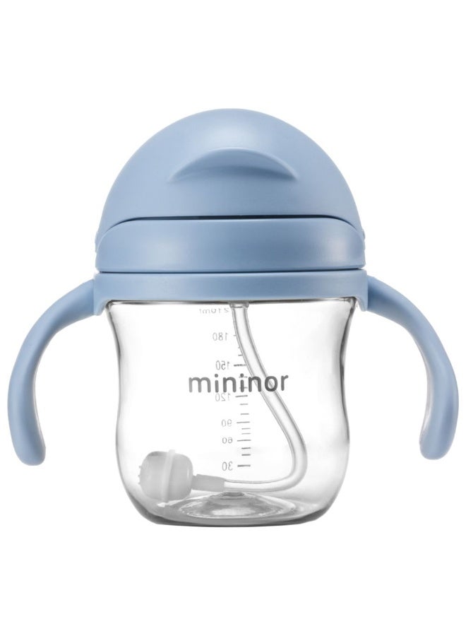 Mininor Tritan Straw Bottle 220 Ml Nordic Sky Blue - Image 2