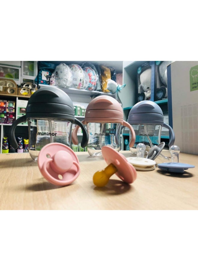 Mininor Tritan Straw Bottle 220 Ml Nordic Sky Blue - Image 5