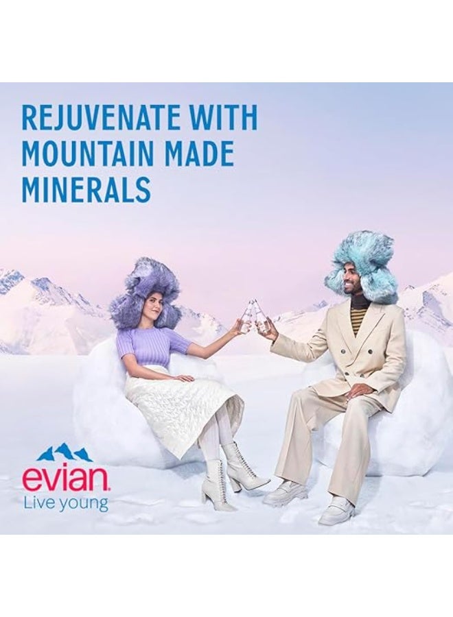 Evian Natural Mineral Water Still 750ml Glass Bottles ×12 Piece - Image 2