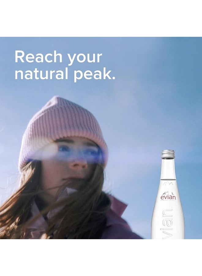 Evian Natural Mineral Water Still 750ml Glass Bottles ×12 Piece - Image 5