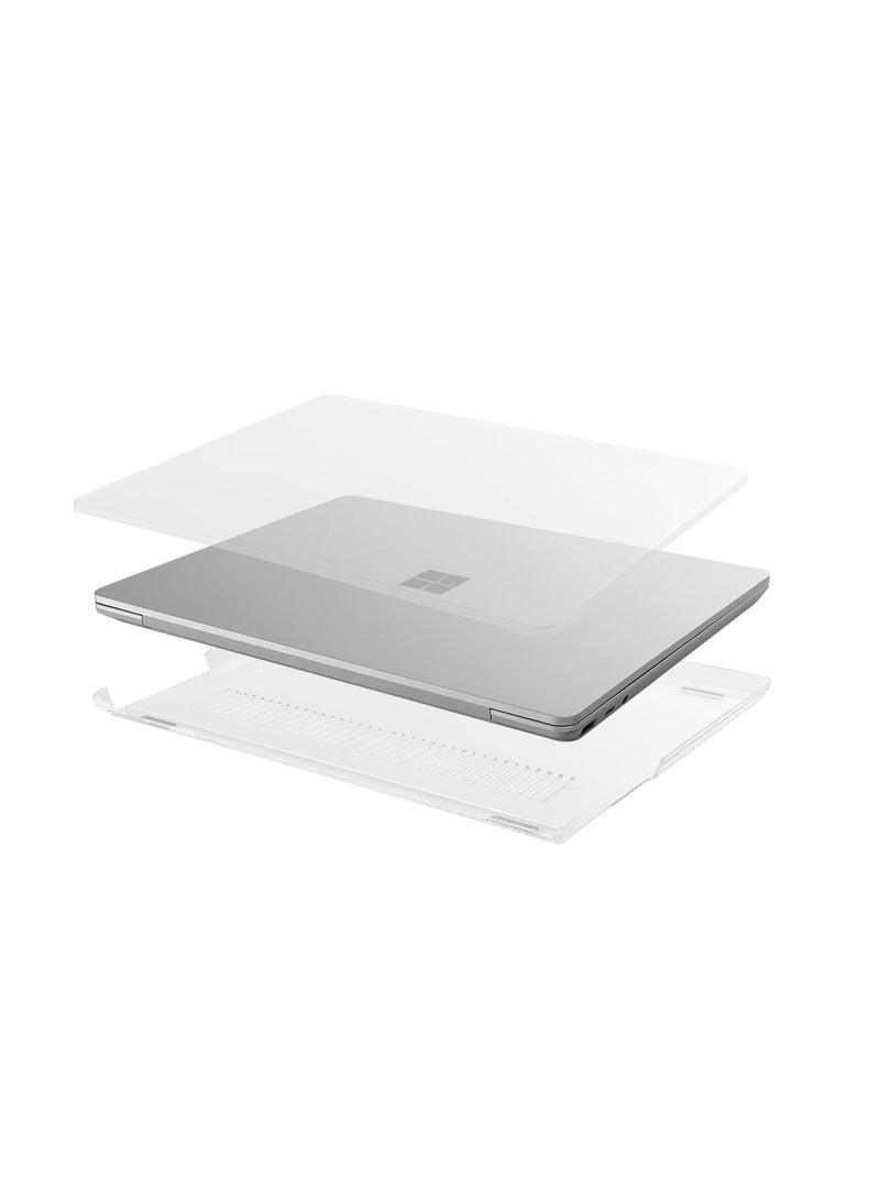Case Only Compatible with Microsoft Surface Laptop Go 3/2/1 12.4 Inch 2023 2022 2020 Release (Models: 2013 1943) Protective Plastic Hard Shell Case Cover (Clear) - Image 5