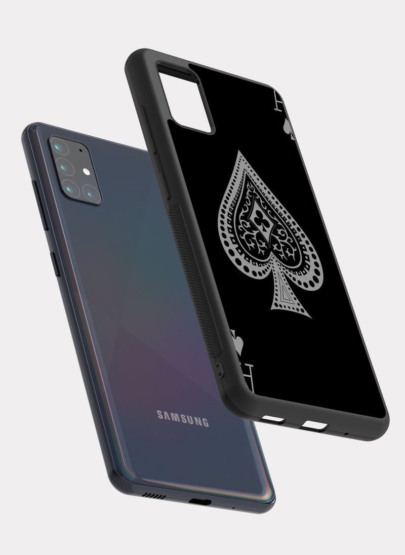 PXLAAT Samsung Galaxy A51 case cover Ace Spade - Image 2