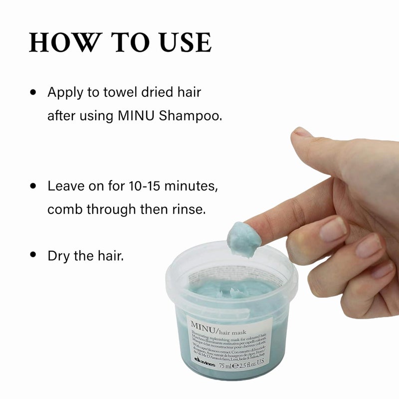 Davines Minu Hair Mask, 8.89 Fl Oz - Image 4