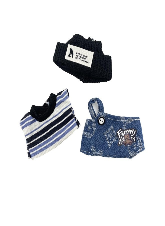 QIUTIMIY 17cm Doll Clothes(NO Doll Included),17cm Doll Clothes Set for Doll Outfit,Black hat - Image 3
