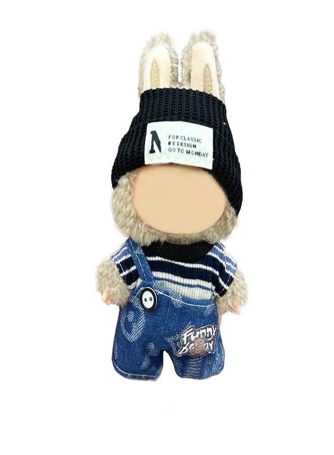 QIUTIMIY 17cm Doll Clothes(NO Doll Included),17cm Doll Clothes Set for Doll Outfit,Black hat - Image 1