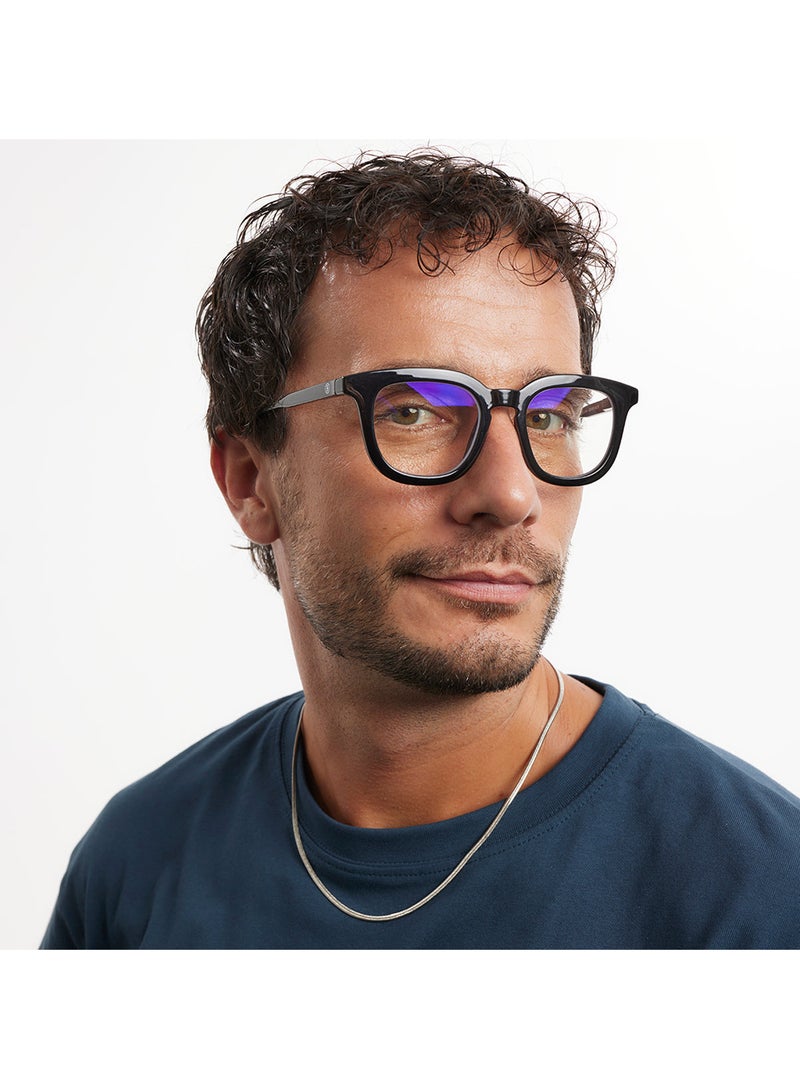 BARNER Osterbro Glossy Black Noir - Rectangular Glasses - Image 2