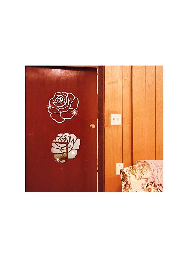 Zaboon Flower 3D Mirror Wall Stickers Diy Home Decor Living Room Bedroom Wall Decoration Acrylic Mirrored Decorative Wall Decal - Image 3