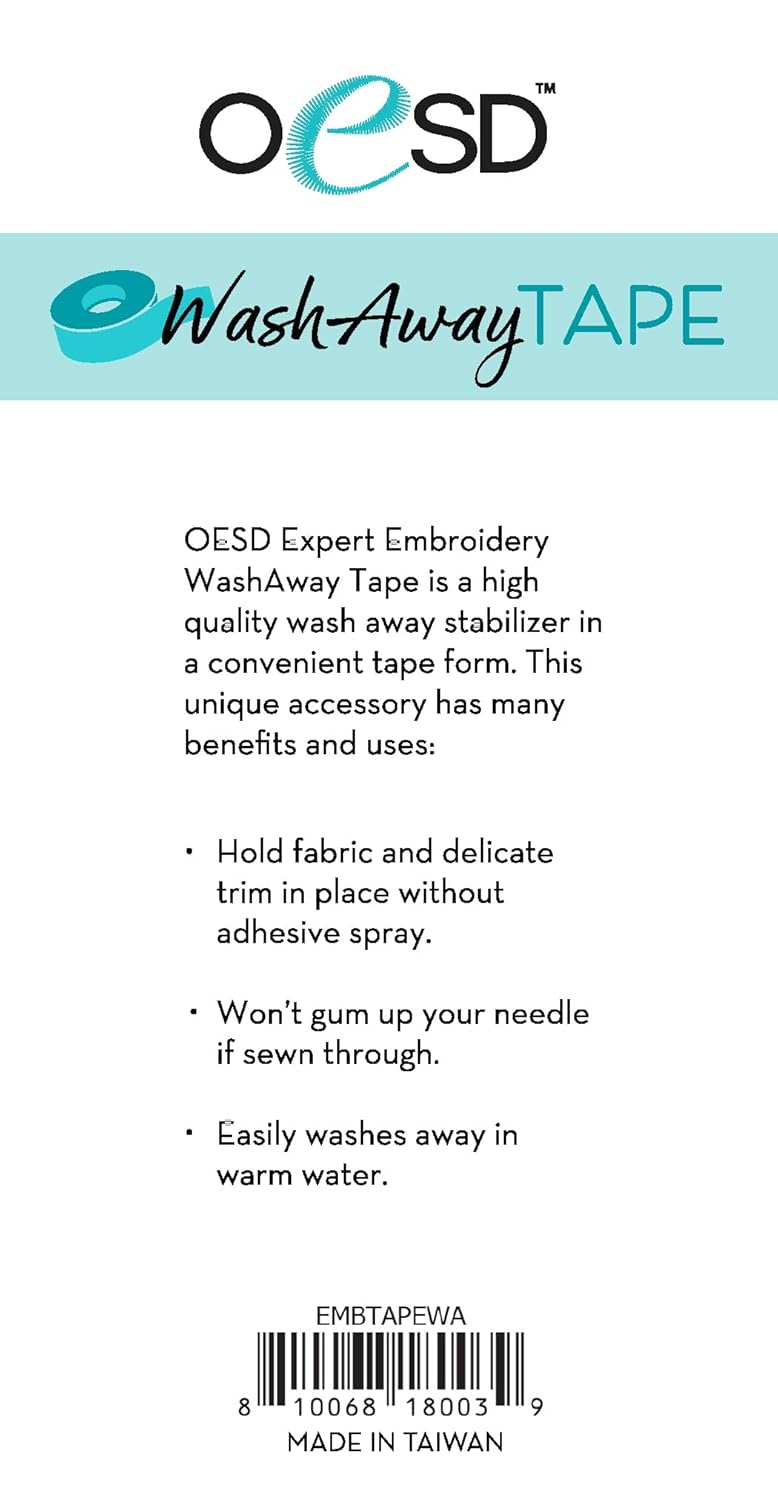OESD Expert Embroidery Tape Wash Away Water Soluble - Image 2