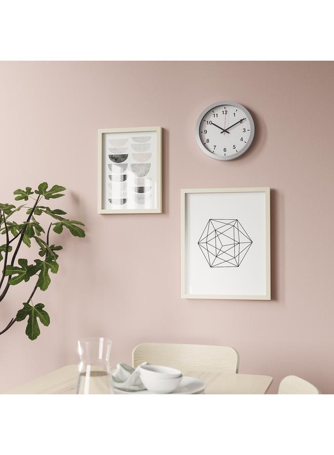 Zaboon Wall Clock, Silver-Colour, 28 Cm - Image 2