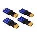 FLY RC 4pcs Female XT60 to Male EC5 Adapter Female XT60 to Male EC5 Connector Adapter No Wires RC LiPo Battery Connectors - Image 4
