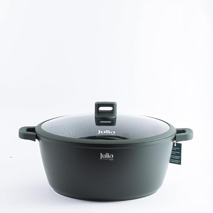 Julia ElitePro Casserole With Lid 36CmGreen - Image 2