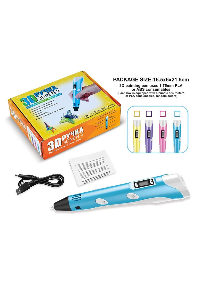 Generic 3D Pen Set for Kids Children Adults Gift, Creative Toys 3D Printer Pen with PLA Filament  - Image 1