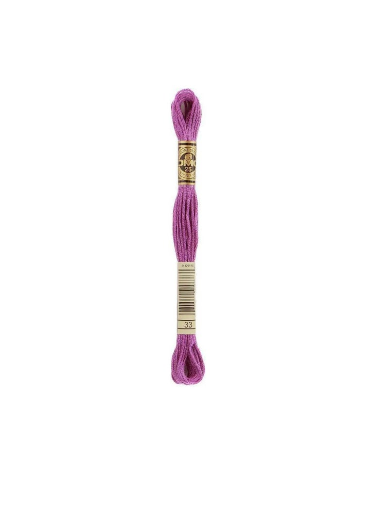 DMC - DMC 6-Strand Embroidery Cotton 8.7 yard Fuchsia - Image 1