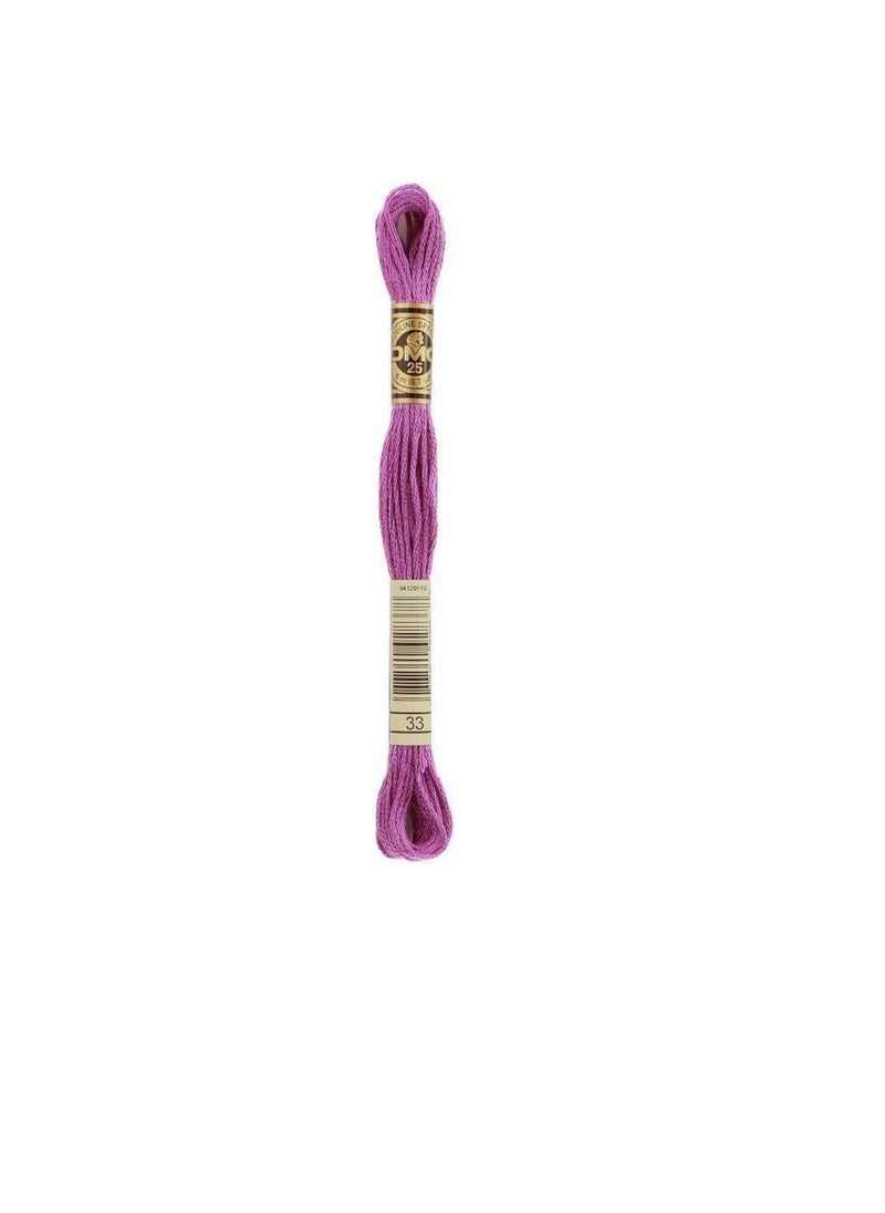 DMC - DMC 6-Strand Embroidery Cotton 8.7 yard Fuchsia - Image 1