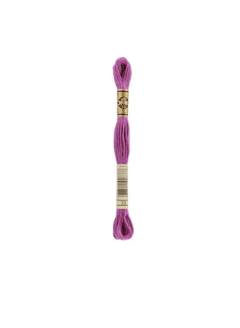DMC - DMC 6-Strand Embroidery Cotton 8.7 yard Fuchsia - Image 1