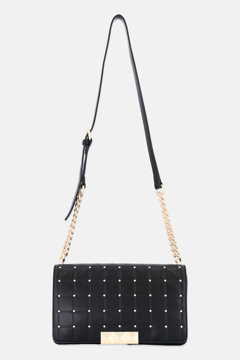 Rebecca Minkoff Women Brand Logo Cross Body Bag, Black - Image 1