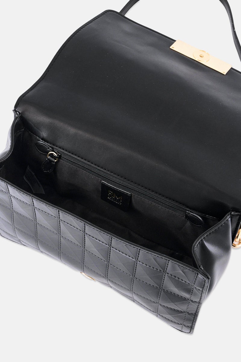 Rebecca Minkoff Women Brand Logo Cross Body Bag, Black - Image 5