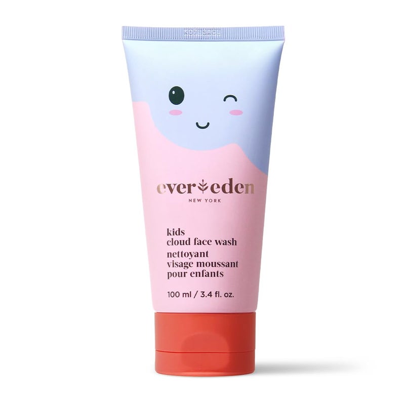 Evereden Kids Cloud Face Wash: Tropical Sorbet, 3.4 fl oz | Creamy  Fun Skin Care for Kids | Easy-to-Use Kids Face Wash | Non-toxic Kids Skin Care for Sensitive Skin - Image 1