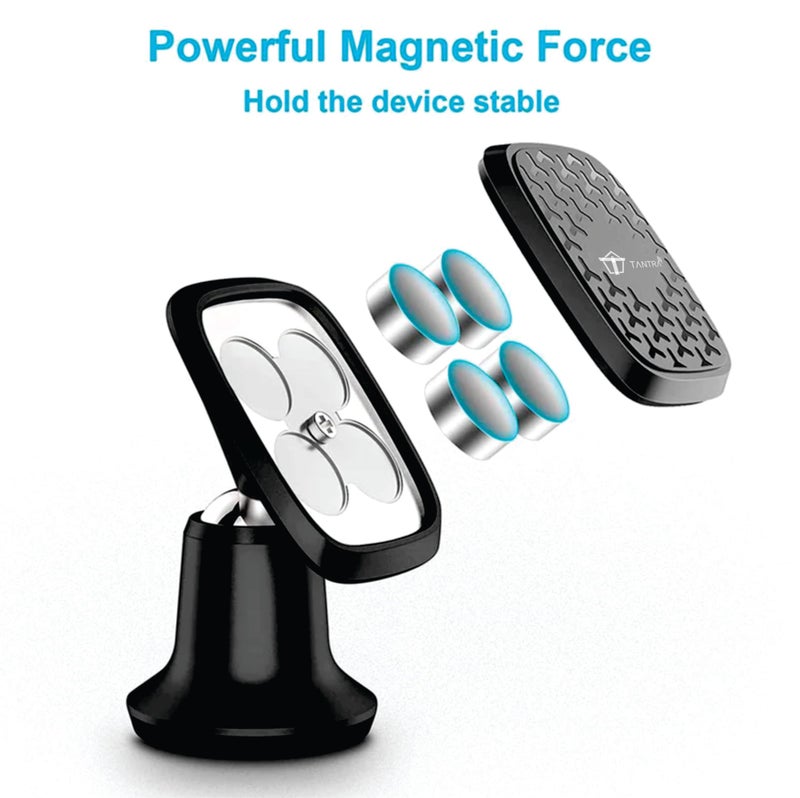 TANTRA Tango Car Mobile Holder, Strong Magnetic Mobile Phone Stand for Car - Image 2