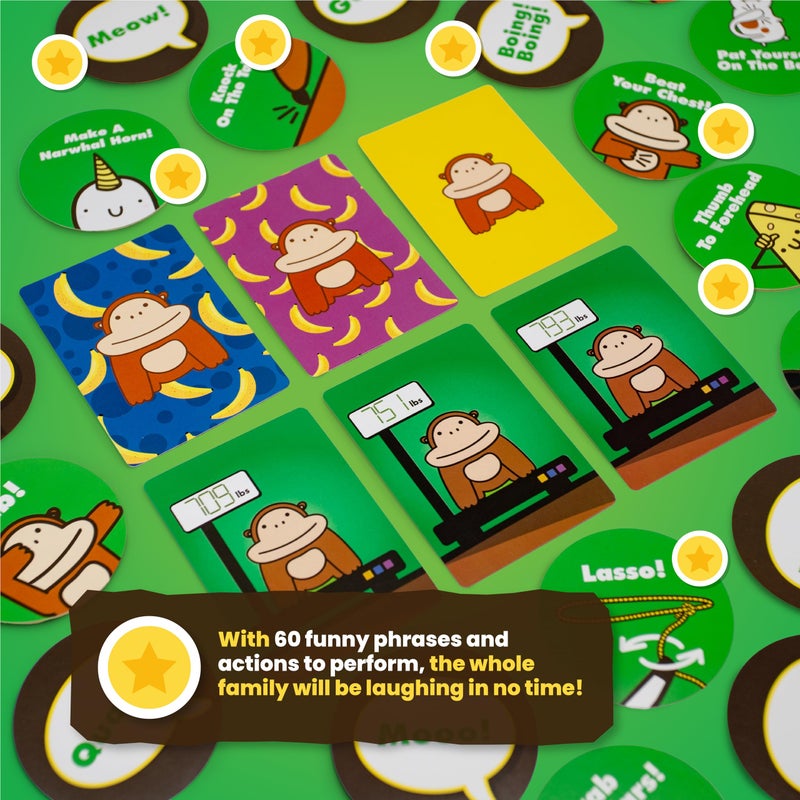 Dolphin Hat Games 800 Pound Gorilla Board Game by Taco Cat Goat Cheese Pizza - Fun Family Card Game for Kids and Adults – Great for Family Game Night, Birthday Gift for Kids 8+ - Easy, 15 min, 2-6 Players - Image 5