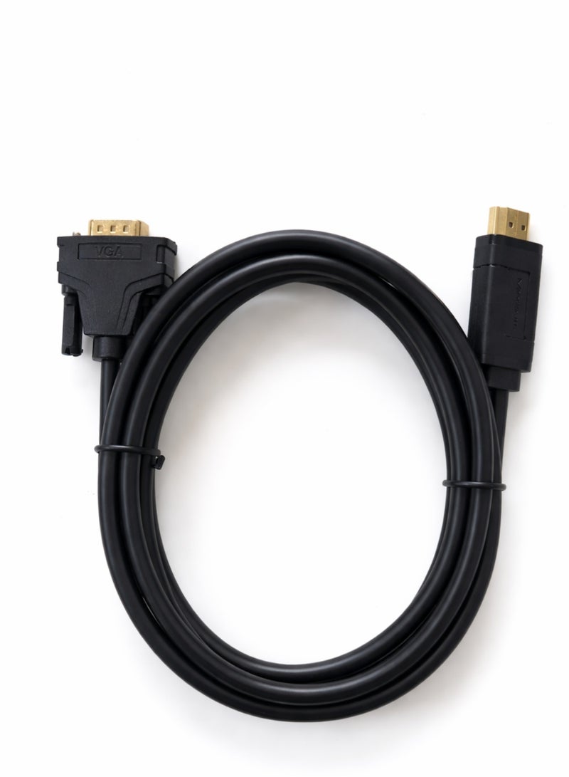 مينديبوريت كابل Mindpure من HDMI إلى VGA بطول 2 متر، أحادي الاتجاه من الكمبيوتر (HDMI) إلى الشاشة (VGA)، ذكر إلى ذكر، متوافق مع اللابتوب، الكمبيوتر المكتبي، البروجكتور، وXbox - Image 4