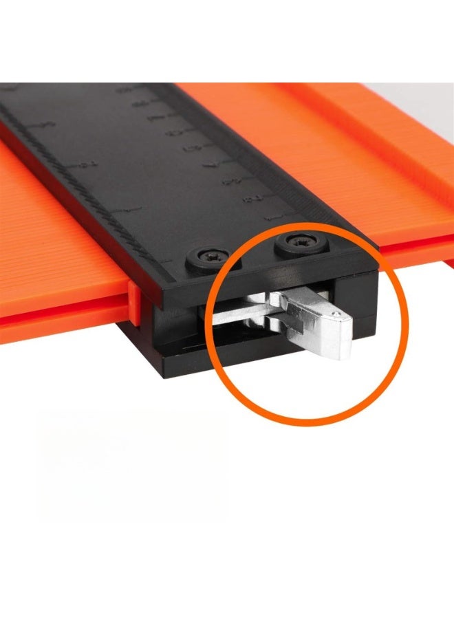 Contour Duplication Gauge-Adjustable Lock-Gift for Men Boyfriend Husband Dad-Precisely Copy Irregular Shape-Irregular Woodworking Tracing-Must Have Tool for DIY Handyman 10 Inch+5 Inch( - Image 2