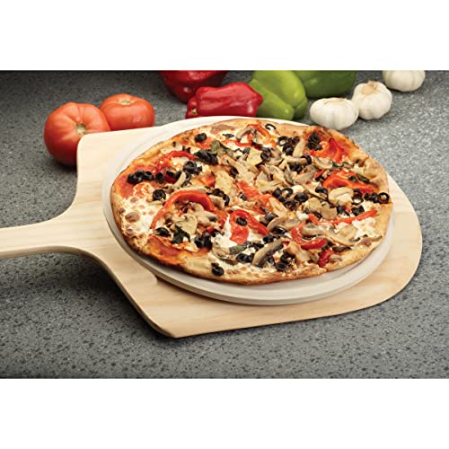 Fante's Fantes Pizza Baking Stone with Serving Rack, Natural Ceramic Stoneware, The Italian Market Original since 1906 - Image 5
