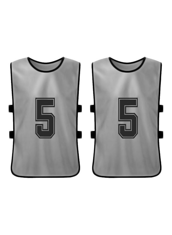 Y&D Sports Pinnies Numbered Practice Vest Pennies For Soccer Basketball Jersey Bibs,Set Of 12 Youth Adults Team  - Image 3