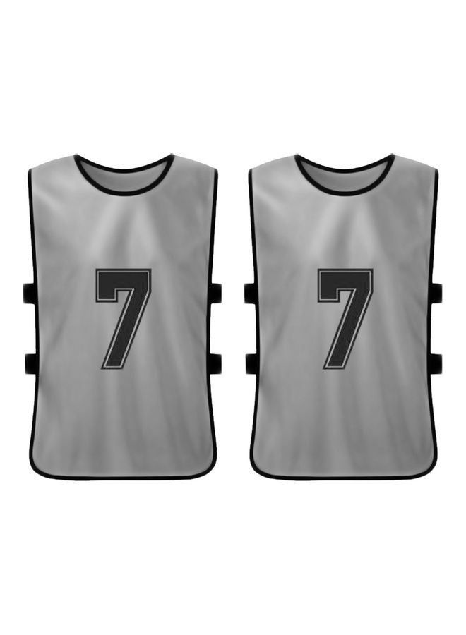 Y&D Sports Pinnies Numbered Practice Vest Pennies For Soccer Basketball Jersey Bibs,Set Of 12 Youth Adults Team  - Image 4