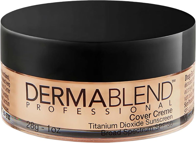 Dermablend Cover Creme High Color Coverage SPF 30 - 10C Rose Beige Foundation for Women, 1 Fl Oz - Image 1