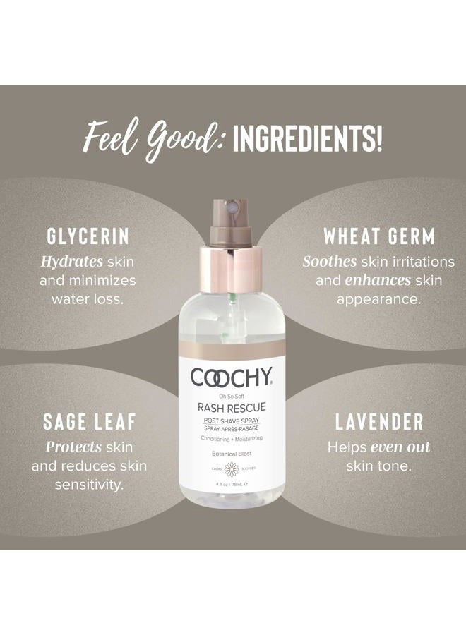 coochy Oh So Soft Botanical Blast After Shave Protection Mist - 4oz - Image 4