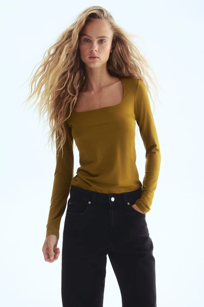 H&M Long-sleeved jersey top