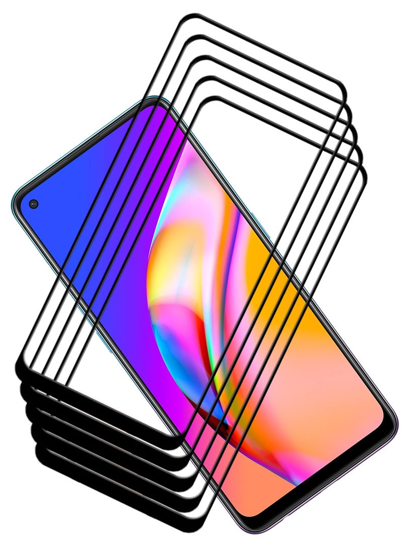 ACLIX 5 Pieces Antistatic ESD Dustproof Premium Quality High Definition Tempered Glass Screen Protector Designed For Oppo A94 5G - Image 1