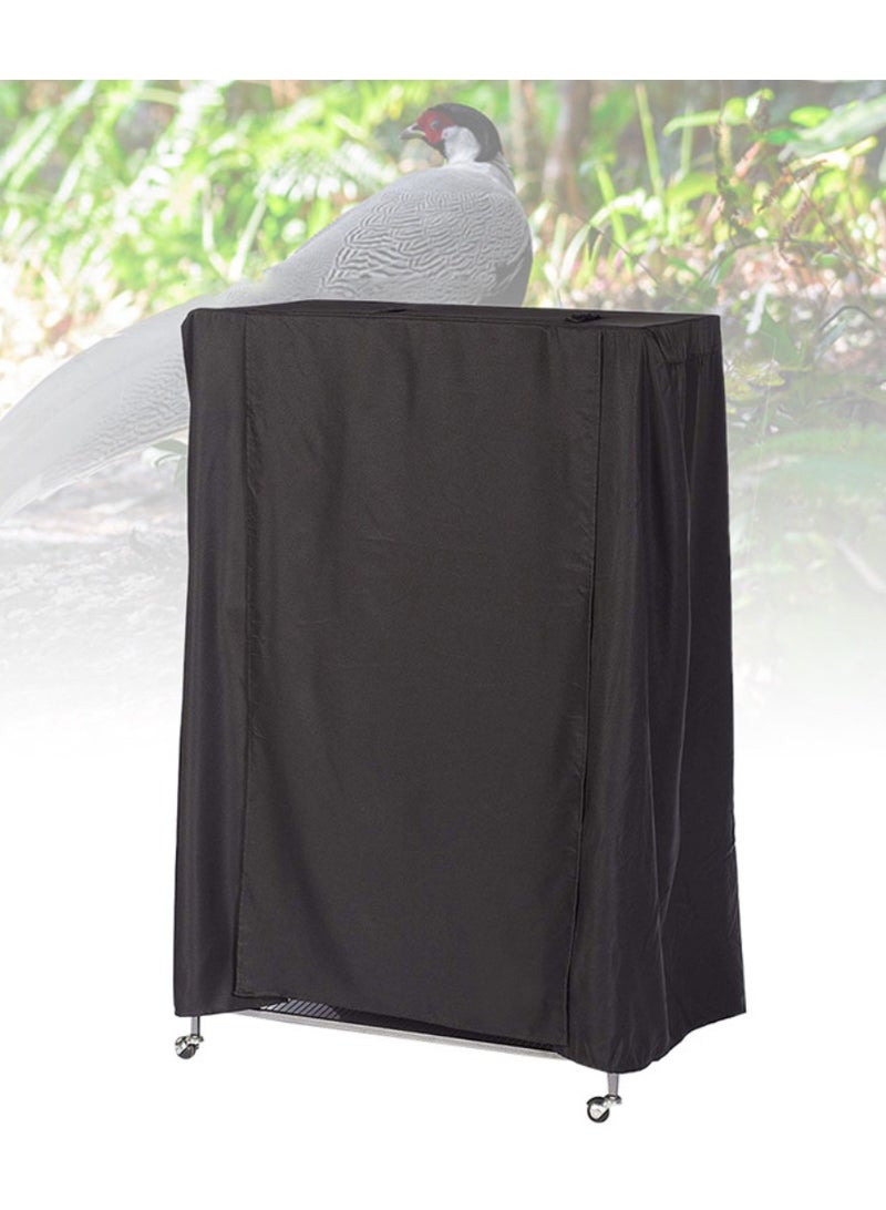 Bird Cage Cover, Universal Birdcage Cover Shade, Windproof Bird Parrot Cage Nylon Mesh Net Skirt Washable Bird Cage Cover - Image 5