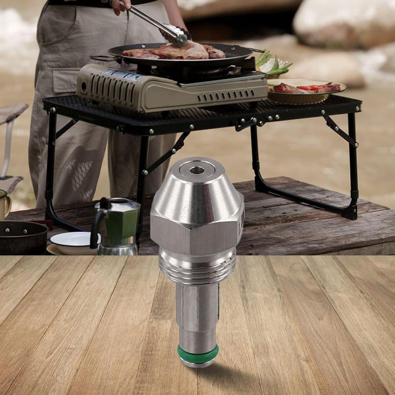 Waste Oil Burner Nozzle for Efficient Combustion and Fine Mist Production in Heating Systems,Siphon Jet with Full Cone Spray Pattern,Stainless Steel (1.2mm) - Image 2