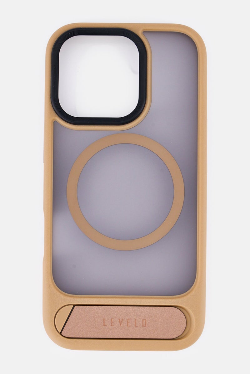 LEVELO iPhone 16 Pro Matteo Case With Bottom Stand Grip, Multicolor - Image 1