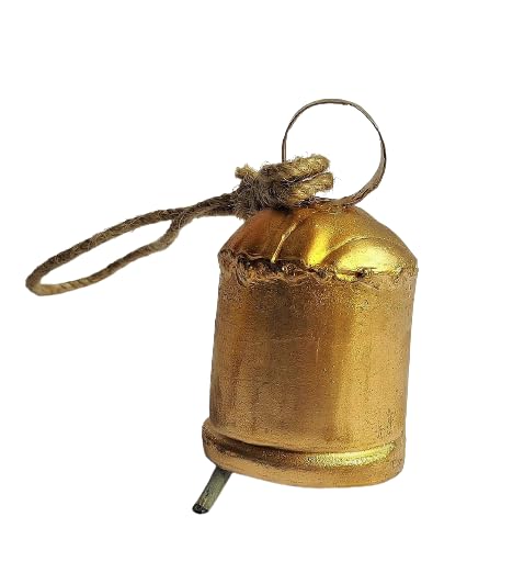 MIRAMAYEE Metal Hanging Bell Cow Bell Set of 5 Tiny Bells - Image 4