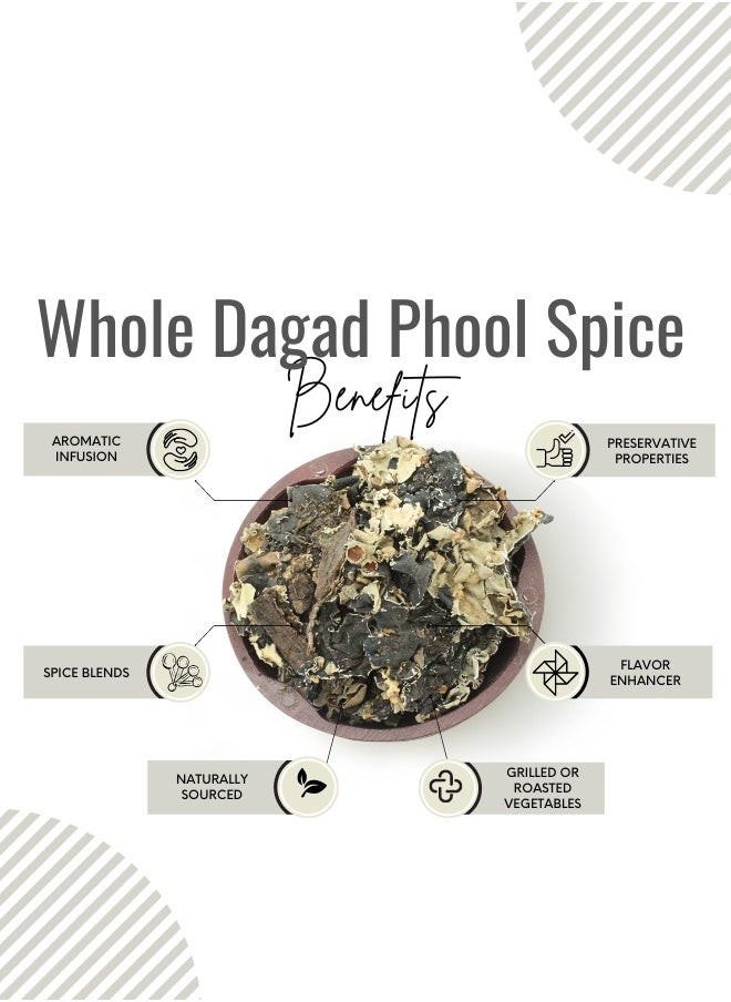 Awafi Mill Rock Flower Spice | Dagad Phool | Aromatic  Seasoning | Kalpasi | pure Natural herbs  - Image 2