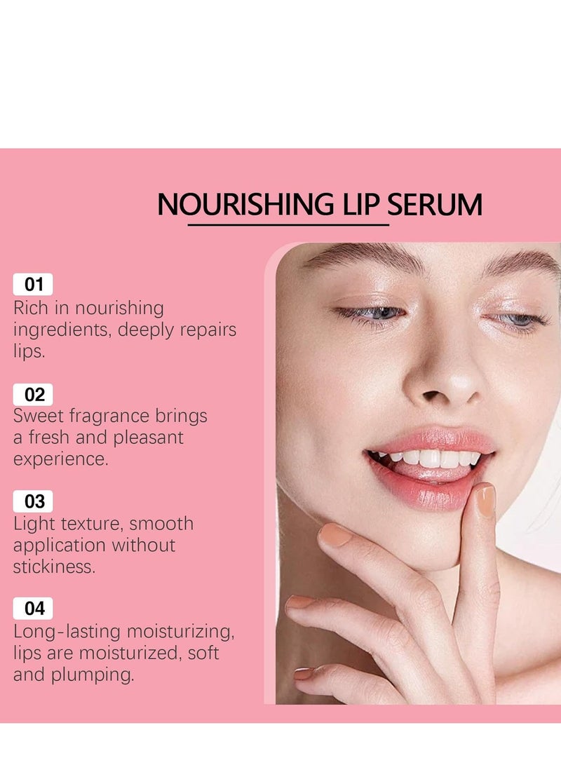 جينشين Jinshane Lip Serum ، تفتيح الشفاه للشفاه الداكنة ، مرطب الشفاه Remover Dark Lips Lip Moisturizer Nourishing Essence ، سيروم الشفاه المنعش للشفاه الداكنة والجافة ، تفتيح الشفاه للشفاه الداكنة 18 غرام - Image 5