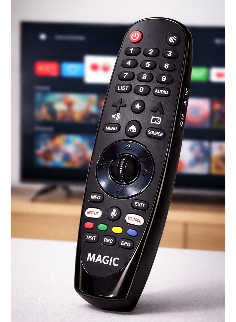 ماجيك ريموت كنترول تلفزيون ذكي 4K موديل MG65V24USBT2-13 - Image 1