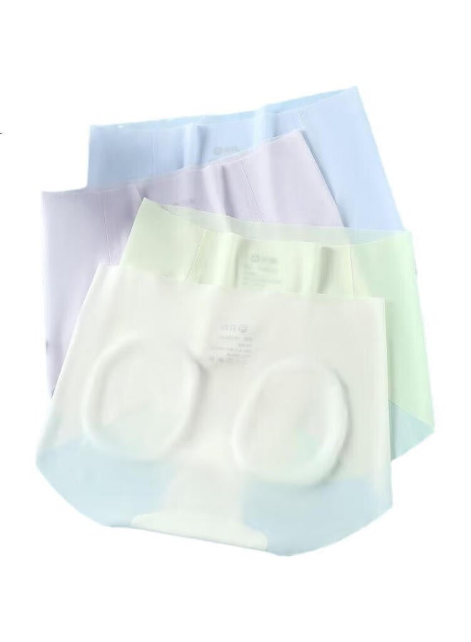 Fenton Women'S Underwear 4-Pack Full Coverage 7A Antibacterial Milk Silk Panties Ultra-Thin Ice Silk Hyaluronic Acid Breathable Mid-Rise Briefs - Image 1