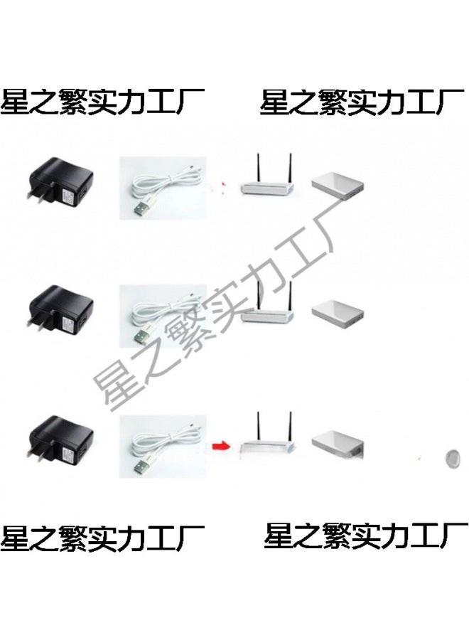 Desk Lamp Charger Cable Round Head Eight-in-one Luna Universal Usb To Dc3.5mm5.5 Power Data Cable Dc5v - Image 5
