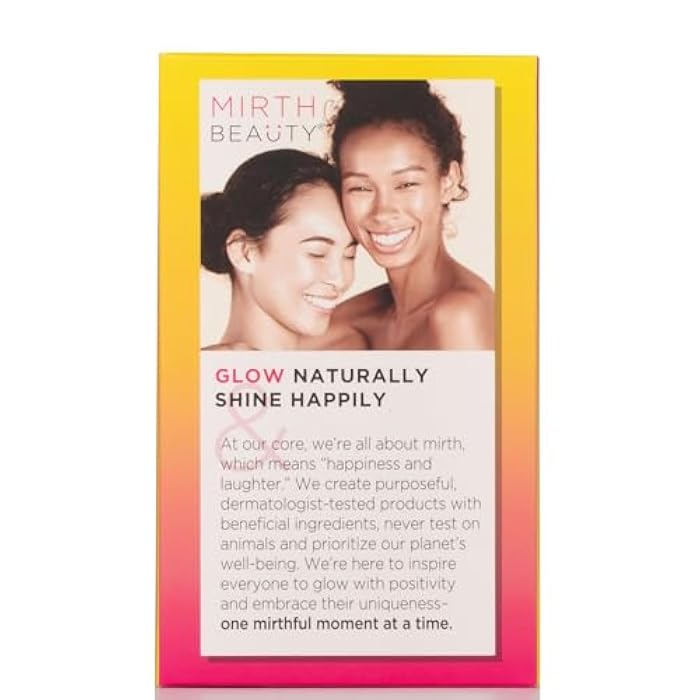 Mirth Beauty Brightening Face Moisturizer W/Vitamin C + Hyaluronic Acid | Collagen Peptides Firming Neck & Face Cream | Facial Moisturizer Eye Cream | Anti Aging Face Lotion For Women, 2.5 Fl Oz - Image 5