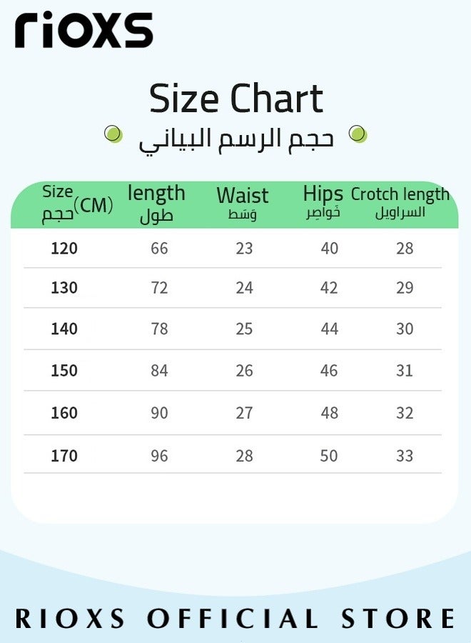 RIOXS Kids Boys Summer Mosquito Repellent Pants Childrens Fashion Casual Sporty Pants Boys Loose Ice Silk Breathable Quick Drying Pants  - Image 3